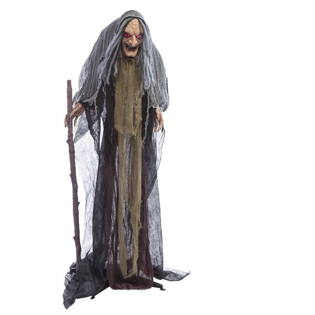 Halloween Puppe Hexe 1,6m