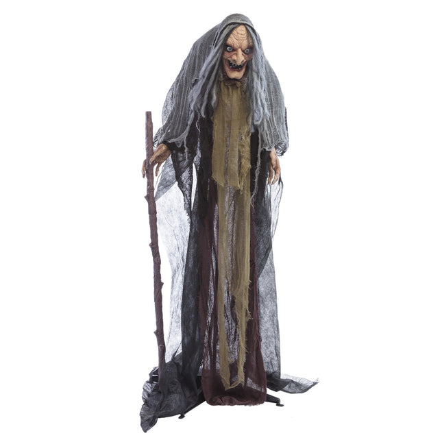 Halloween Puppe Hexe 1,6m