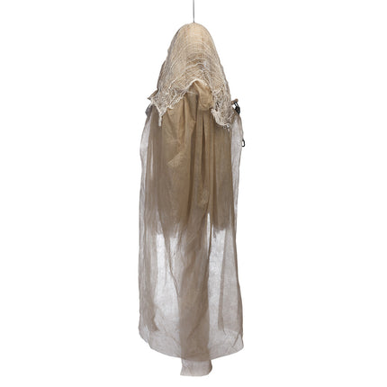 Halloween Hängende Dekoration Braunes Skelett 1,83m