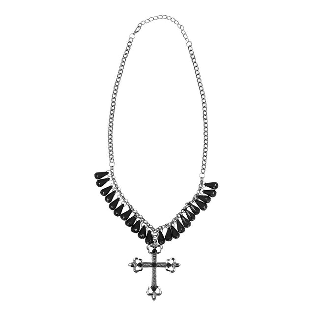 Halloween Halskette Schwarz Gothic