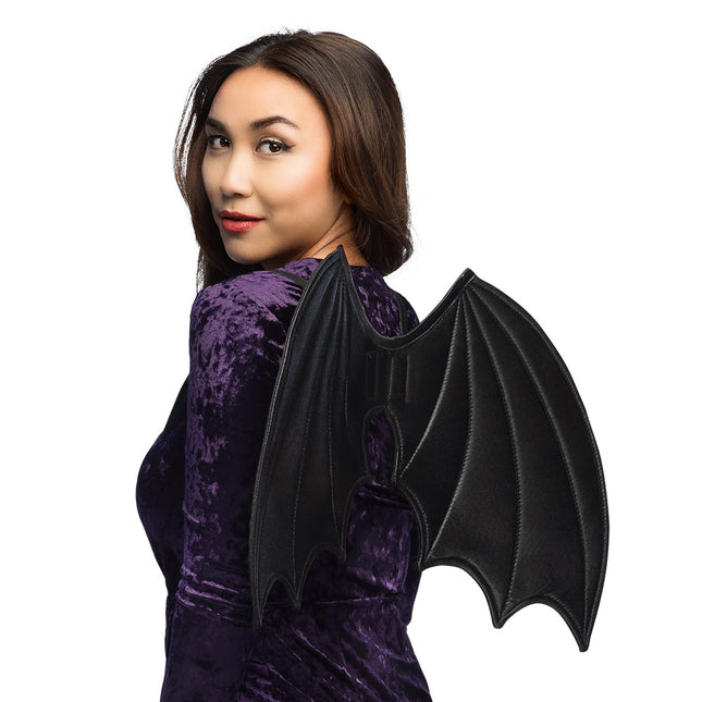 Halloween Flügel Schwarze Fledermaus 61cm