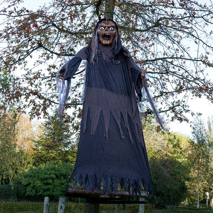 Halloween Puppe Hexe 3,5m