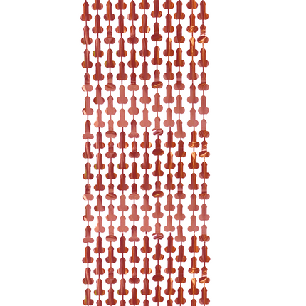 Penis-Türvorhang Rot 2 m