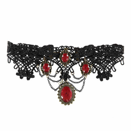 Kostüm Accessoire Gothic Choker Halskette
