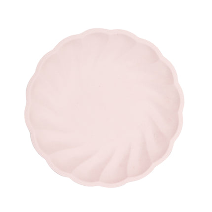 6 runde Teller 22,9 cm rosa