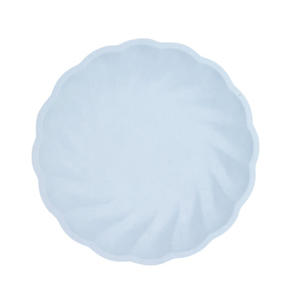6 Teller rund Vert Decor, 22,9 cm, blau
