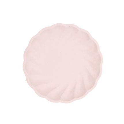 6 runde Teller, 18,8 cm, rosa