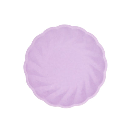 6 runde Teller 18,8 cm, lila