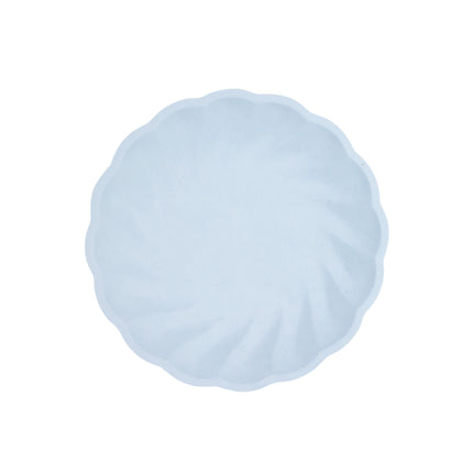 6 Teller 18,8cm blau