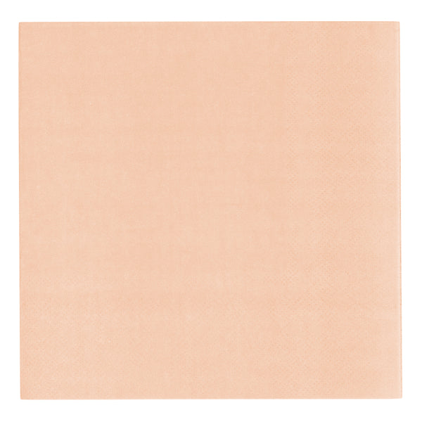 Orangefarbene Cantaloupe-Servietten 3 Lagen 33cm 20 Stück