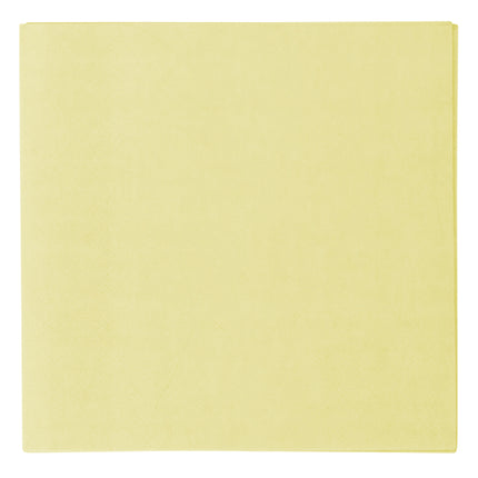 20 Servietten 3lagig Vert Decor 33x33cm gelb