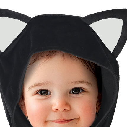 Halloween Poncho Baby Katze