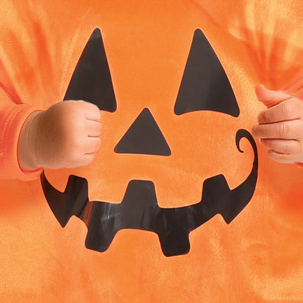 Halloween Poncho Baby Kürbis