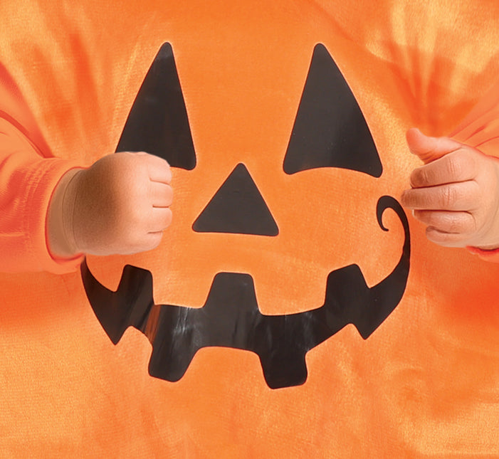 Halloween Poncho Baby Kürbis