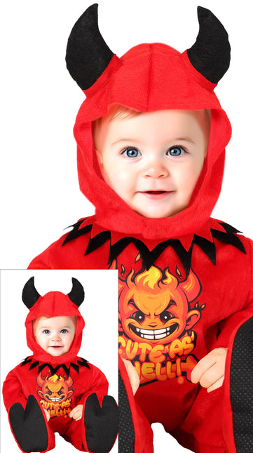 Halloween Kostüm Rotes Baby Teufel