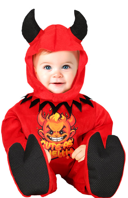 Halloween Kostüm Rotes Baby Teufel