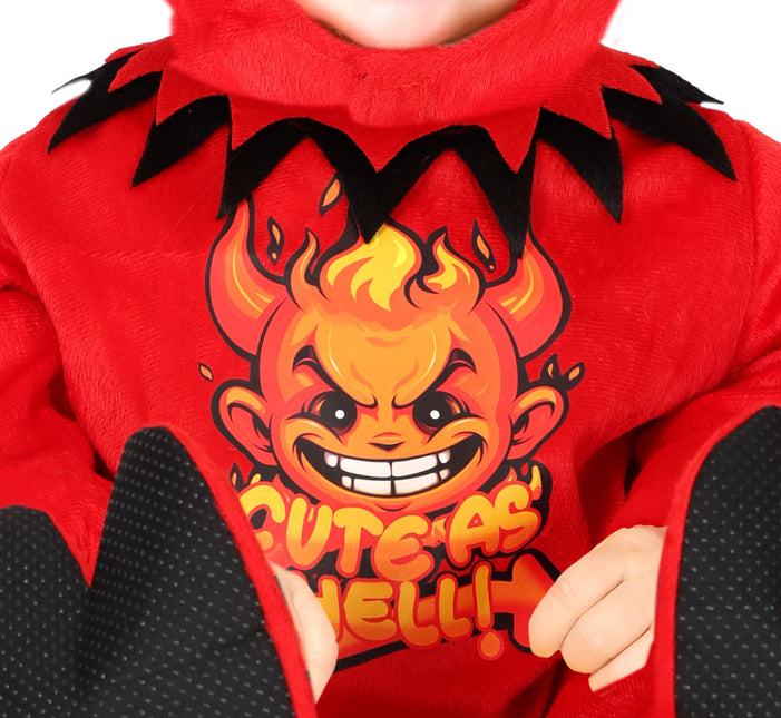 Halloween Kostüm Rotes Baby Teufel