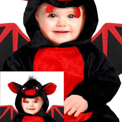 Halloween Kostüm Rote Baby Fledermaus