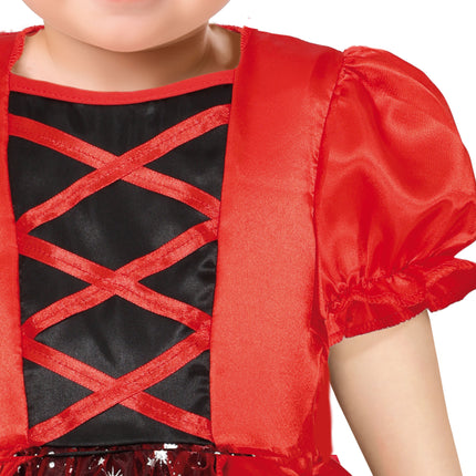 Halloween Kostüm Rot Schwarz Baby Teufel