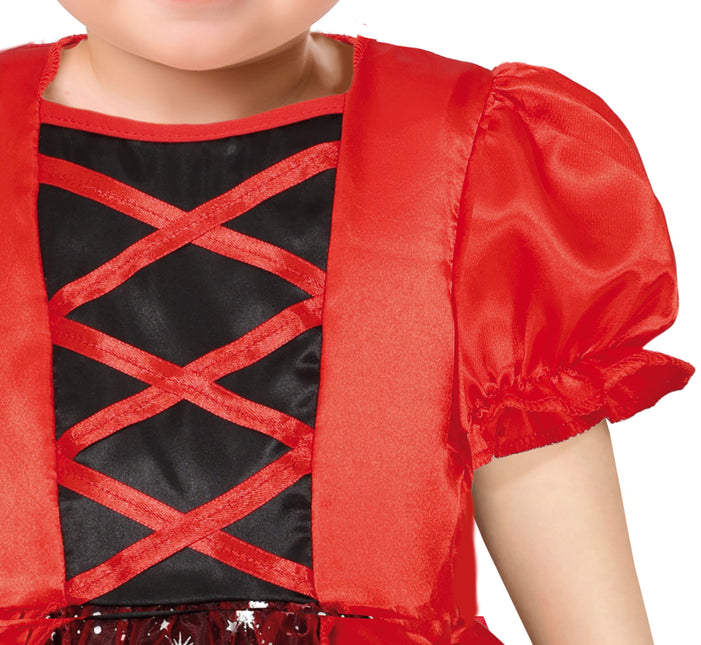 Halloween Kostüm Rot Schwarz Baby Teufel