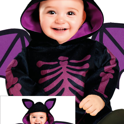 Halloween Kostüm Lila Baby Fledermaus