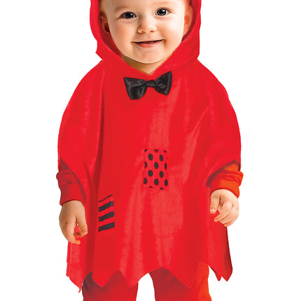 Halloween Poncho Baby Teufel