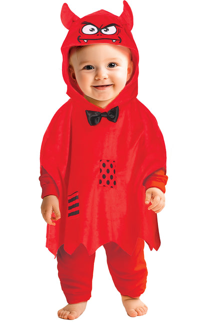 Halloween Poncho Baby Teufel