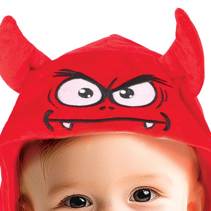 Halloween Poncho Baby Teufel