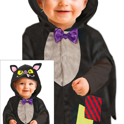 Halloween Poncho Baby Fledermaus