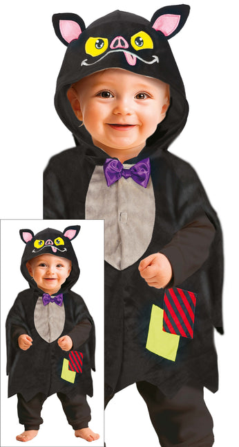 Halloween Poncho Baby Fledermaus