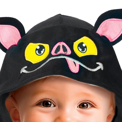 Halloween Poncho Baby Fledermaus