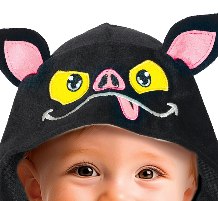 Halloween Poncho Baby Fledermaus