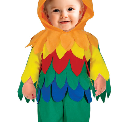 Papagei Kostüm Regenbogen Baby Strampler