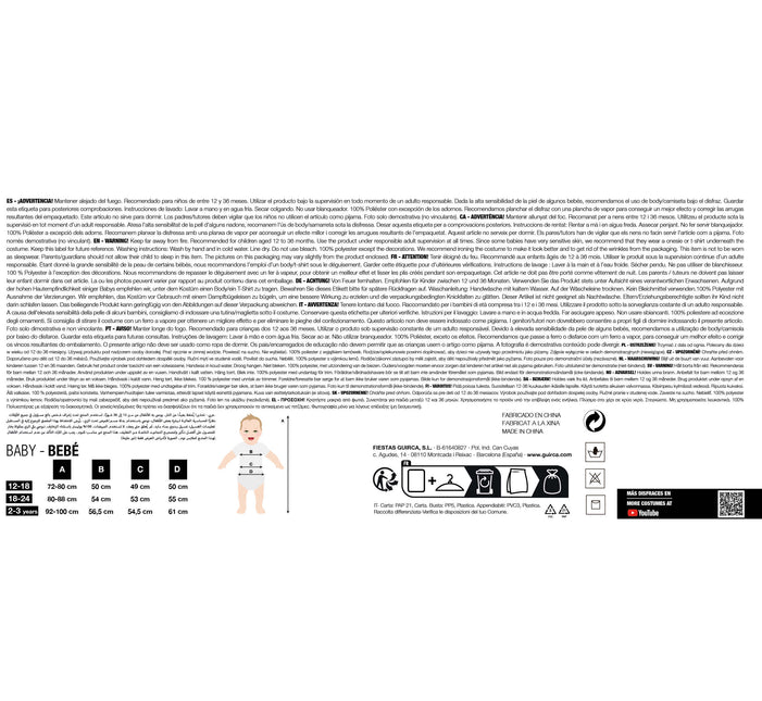 Hundekostüm Blau Baby Onesie