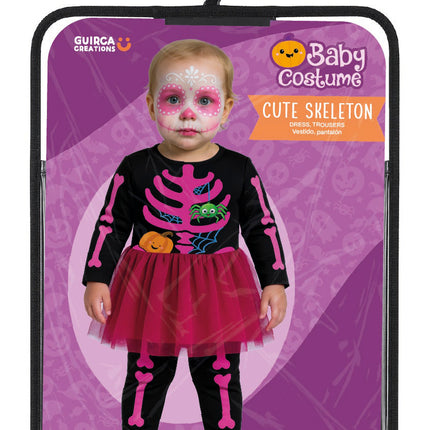 Halloween-Kostüm für Babys: Süßes Skelett