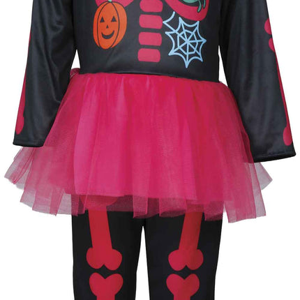 Halloween-Kostüm für Babys: Süßes Skelett