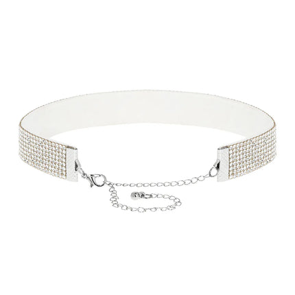 Choker „Crystal“ in Silber