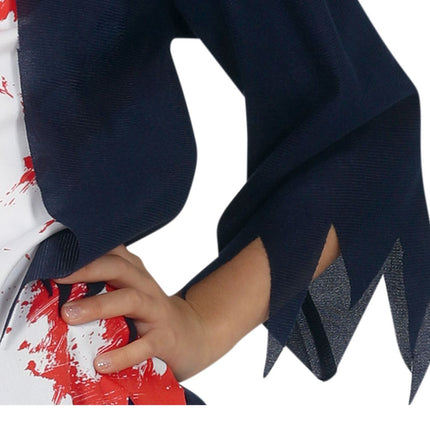 Halloween Kostüm Mädchen Zombie Gelehrter