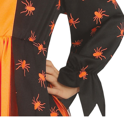 Halloween Kostüm Mädchen Hexe Spinne