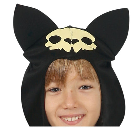 Halloween Kostüm Kind Fledermaus Skelett