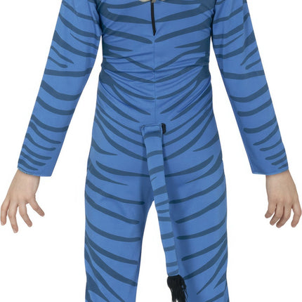 Feline Kostüm Kind Blau