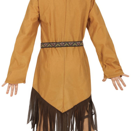 Indianer Mädchen Kostüm Braun