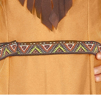 Indianer Mädchen Kostüm Braun