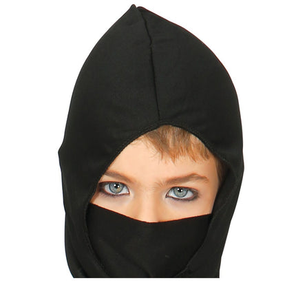 Ninja Anzug Kind Schwarz