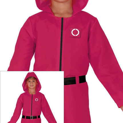 Tintenfischanzug Rot Rosa