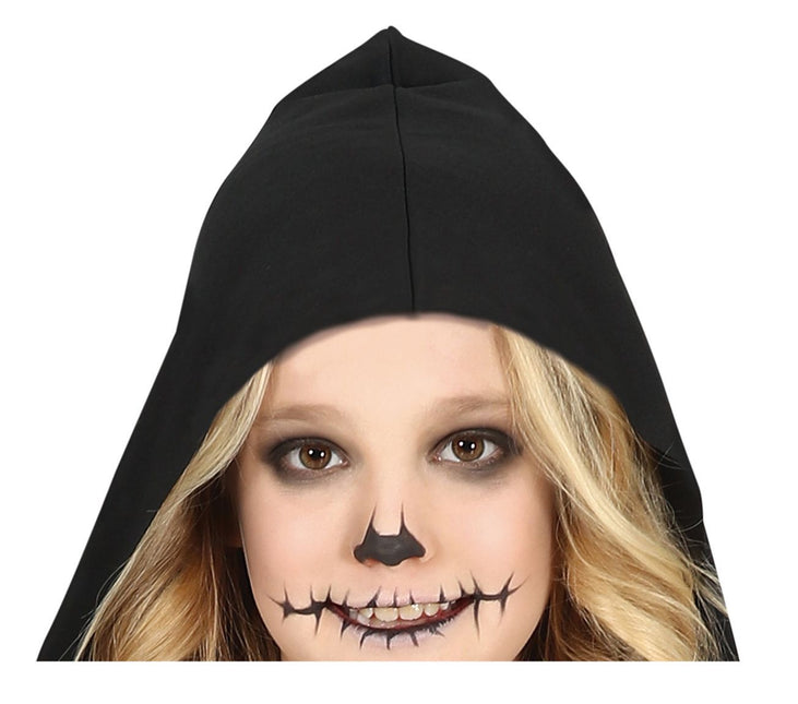 Skelett Halloween Kostüm Mädchen Schwarz
