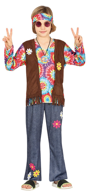 Hippie Kostüm Junge Blumen
