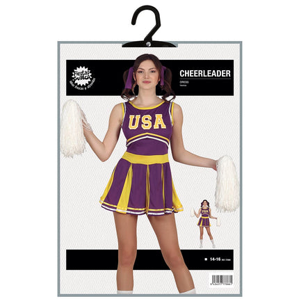 Cheerleader Girl Kostüm 14/16 Jahre