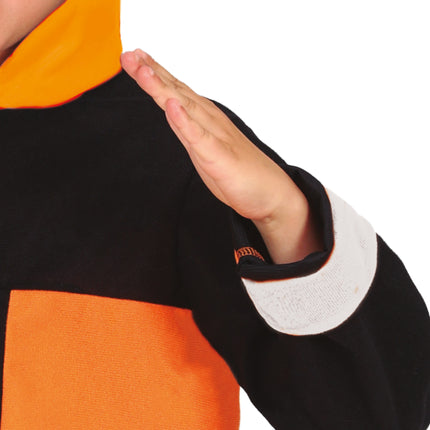 Ninja Kostüm Junge Orange Schwarz