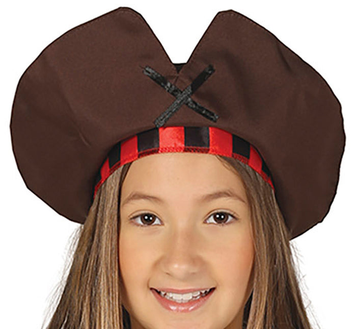 Piratenanzug Braunes Mädchen